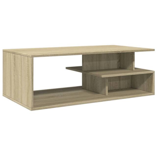 Berkfield Home Coffee Table Sonoma Oak 102x55x35 cm Engineered Wood in Light Brown - Size: 102 x 55 x 35 cm - image 1