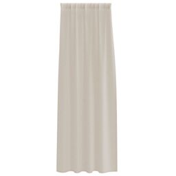 Berkfield Home Curtains with Curtains 2 pcs Sand 140 x 245 cm Polyester in Beige - thumbnail 3