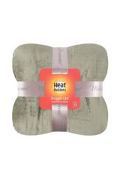 Heat Holders 1.7 Tog Fleece Thermal Blanket in Pale Green - thumbnail 2