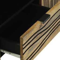 Berkfield Home TV Cabinet - 105 x 33.5 x 46 cm, Made from Solid Mango Wood in Brown - Size: 105 x 33.5 x 46 cm - thumbnail 7