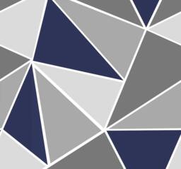 Superfresco Easy Shard Geo Navy Print To Order 3m x 2.8m Mural - thumbnail 2