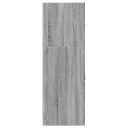 Berkfield Home Elegant Apothecary Cabinet Grey Sonoma 40x41x118 cm Engineered Wood - Size: 40 x 41 x 118 cm - thumbnail 6