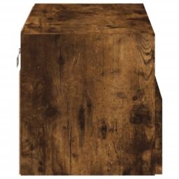 Berkfield Home TV Wall Cabinet Smoked Oak 60x30x30 cm Engineered Wood in Brown - Size: 60 x 30 x 30 cm - thumbnail 9