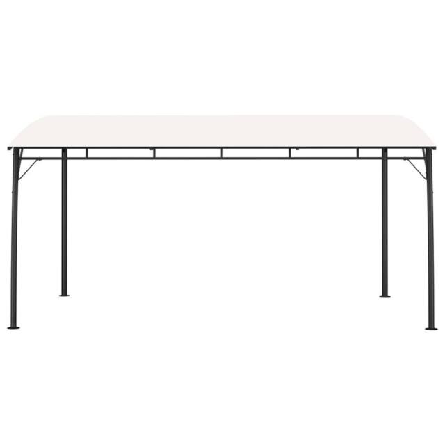 Berkfield Home Garden Sunshade Awning 4x3x2.55 m Cream - image 1