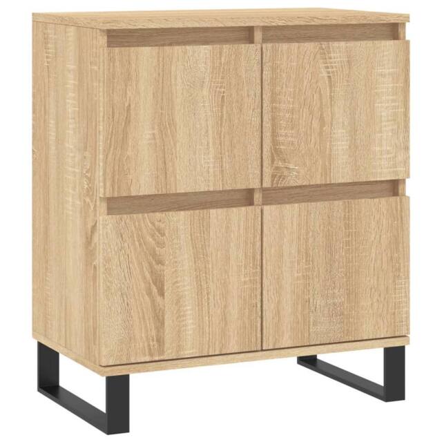 Berkfield Home Sideboard Sonoma Oak 60x35x70 cm Engineered Wood in Light Oak - Size: 60 x 35 x 70 cm - image 1