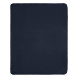 James and Nicholson Fleece Plain Blanket in Navy - thumbnail 1