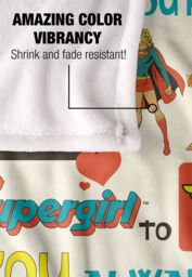 Warner Brothers Justice League Officially Licensed Silky Touch Super Soft Throw Blanket 152 x 127 cm in White - thumbnail 4