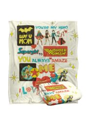 Warner Brothers Justice League Officially Licensed Silky Touch Super Soft Throw Blanket 152 x 127 cm in White - thumbnail 2
