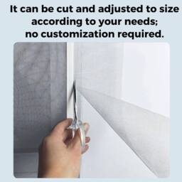 FLAVORA 70x130cm Magnetic Window Screen in Grey - Size: 1 - thumbnail 3