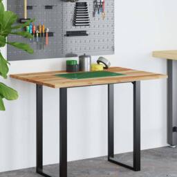 Berkfield Home Versatile Desk Top Oil Finished 80x70x2 cm Solid Wood Acacia in Brown - Size: 80 x 70 x 2 cm - thumbnail 1