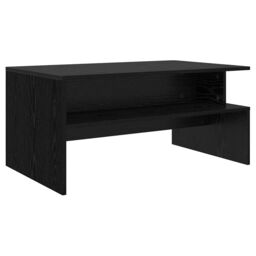 Berkfield Home Coffee Table Black oak 90 x 55 x 42.5 cm Engineered wood - thumbnail 7