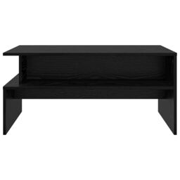 Berkfield Home Coffee Table Black oak 90 x 55 x 42.5 cm Engineered wood - thumbnail 5