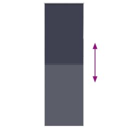 Berkfield Home Roller Blind Blackout Marine 70x210 cm Fabric Width 65.7 cm Polyester in Blue - thumbnail 5