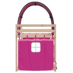 Berkfield Home Bunk Bed without Mattress Pink 90x190 cm Single Solid Wood Pine - thumbnail 6