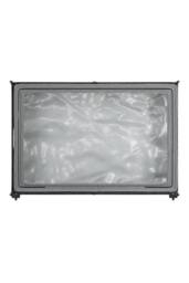 Living and Home Under Bed Steel Storage Organizer Basket Clothes Box with Wheels in Black - thumbnail 9