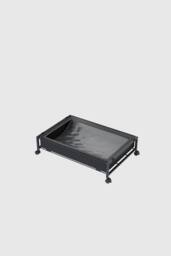 Living and Home Under Bed Steel Storage Organizer Basket Clothes Box with Wheels in Black - thumbnail 7