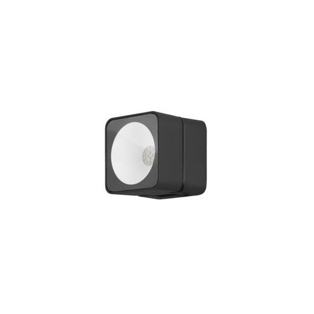 Netlighting Tilt LED Outdoor Modern Wall Lamp Urban grey WarmWhite 3000K IP44 in Black - image 1