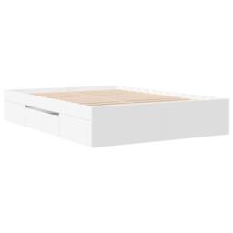 Berkfield Home Durable Bed Frame without Mattress White 140x190 cm Engineered Wood - thumbnail 7