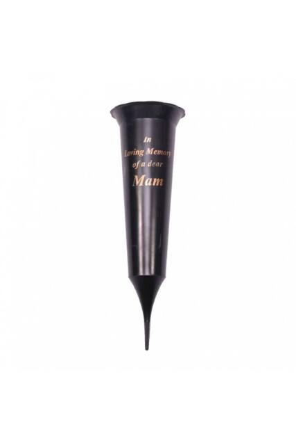 KDMD Black Spike Mam Grave Vase 32cm 5 Pack - image 1