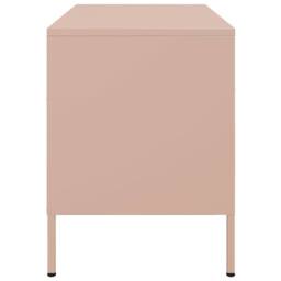 Berkfield Home TV Cabinets 2 pcs Pink 68x39x50.5 cm Steel - thumbnail 8