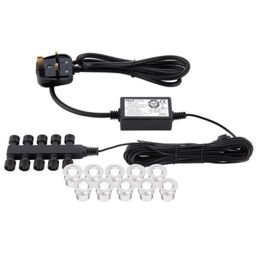 Netlighting Ikon Round Outdoor Integrated LED 30Mm Kit IP67 0.15W Polished Stainless Steel & Clear Pc in Grey - thumbnail 1
