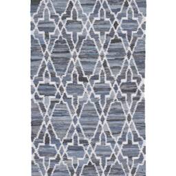 Wyld and Coco Handwoven Cotton-Denim Rug 140 x 200 cm in Blue - Size: 140 cm x 200 cm - thumbnail 2