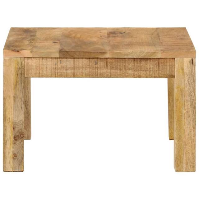 Berkfield Home Coffee Table 55x55x35 cm Solid Wood Mango in Brown - Size: 55 x 55 x 35 cm - image 1