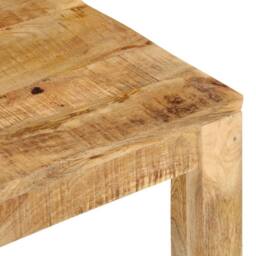 Berkfield Home Coffee Table 55x55x35 cm Solid Wood Mango in Brown - Size: 55 x 55 x 35 cm - thumbnail 6