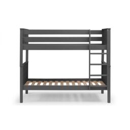 Ashfield Classic Anthracite Bunk Bed in Charcoal - Size: Single - thumbnail 2