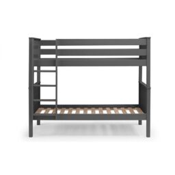 Ashfield Classic Anthracite Bunk Bed in Charcoal - Size: Single - thumbnail 3