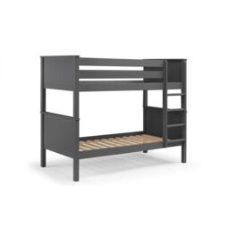 Ashfield Classic Anthracite Bunk Bed in Charcoal - Size: Single - thumbnail 4