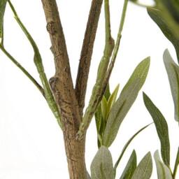 Lemon Pavilion Furniture and Decor Apulia Olive Tree in Pot 150 cm, Plastic, Height 150 cm, Brown/White in Brown - thumbnail 3