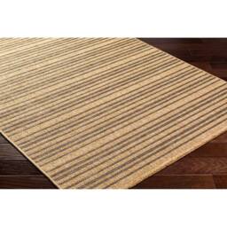 Livabliss Mirage-Cottage Tan Black Fringe Jute-Look In- & Outdoor Rug in Brown - Size: 80 cm x 220 cm - thumbnail 5