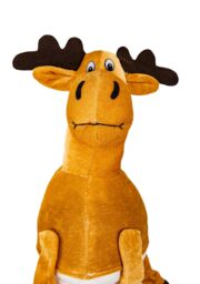 Shatchi Hat Novelty Plush Christmas Santa Hat Costume Christmas Fancy Dress Party Xmas Office Fun Headwear Accessories Reindeer in Yellow - thumbnail 1