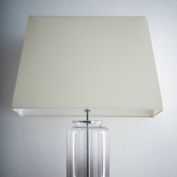 "K LIVING KLIVING 15"" Modern Cream Rectangle Light Shade for Ceiling Pendant" - thumbnail 2