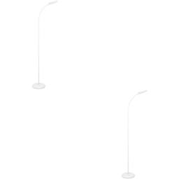 Loops 2 PACK Sleek White LED Floor Lamp for Indoor - Stylish Home Lighting - thumbnail 1