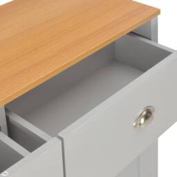 Berkfield Home Sideboard Grey 112x35x81 cm - Size: 112 x 35 x 81 cm - thumbnail 6