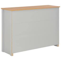 Berkfield Home Sideboard Grey 112x35x81 cm - Size: 112 x 35 x 81 cm - thumbnail 4