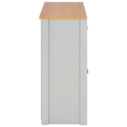 Berkfield Home Sideboard Grey 112x35x81 cm - Size: 112 x 35 x 81 cm - thumbnail 5