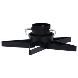 Berkfield Home Christmas Tree Stand Black 47x47x13.5 cm - thumbnail 3