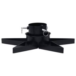 Berkfield Home Christmas Tree Stand Black 47x47x13.5 cm - thumbnail 4