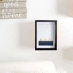 "Nicola Spring 5"" x 7"" 3D Deep Box Photo Frames - 4"" x 6"" Mount - Black - Pack of 2 in White" - thumbnail 6