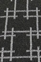 JVL Vector Machine Washable Latex Backed Runner Doormat, 57x150cm, Black - Size: 50 cm x 150 cm - thumbnail 3