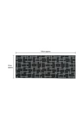 JVL Vector Machine Washable Latex Backed Runner Doormat, 57x150cm, Black - Size: 50 cm x 150 cm - thumbnail 5