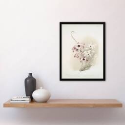 Artery8 Frederick Sander Dendrobium Venus & Cassiope Orchid Framed Art Print - Size: A4 - thumbnail 4