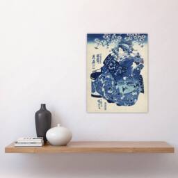 "Artery8 Hanao Ogiya Japanese Ukiyo E Kuniyoshi Wall Art Poster Print in Blue - Size: W24"" x H32""" - thumbnail 4