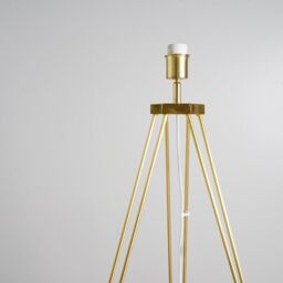 ValueLights Modern Gold Hairpin Design Tripod Floor Lamp Base - thumbnail 3