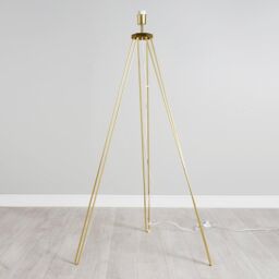 ValueLights Modern Gold Hairpin Design Tripod Floor Lamp Base - thumbnail 2