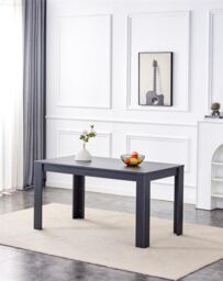 KOSY KOALA Dining Table Dark Grey Wood Kitchen Place for 6 Seats, Dining Table Only (Dark Grey H75 x L140 x W80 CM) - thumbnail 1
