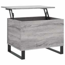 Berkfield Home Coffee Table Grey Sonoma 60x44.5x45 cm Engineered Wood - thumbnail 2